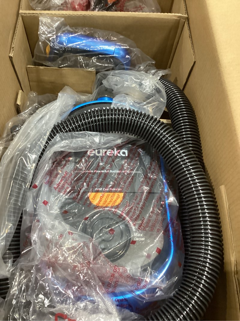 Condition photo showing Good Condition for Eureka Bagless Canister Vacuum with Washable HEPA Filter, 16KPA Suction for Carpets/Hard Floors, Compact Design with 3 Cleaning Tools, 2-Motor Household Vacuum, Lightweight and Easy Maneuverable Indigo Blue