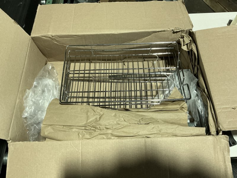Condition photo showing Good Condition for quyuwu 2-tier kitchen cabinet,pull out cabinet organizer,shelf and drawer organizer slide out pantry storaqe basket in multiple sizes (12" w x21 d) 12" w x21" d