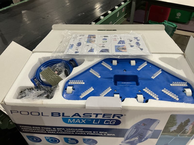Condition photo showing Good Condition for pool blaster max cg inground pool vacuum cleaner - american-engineered cordless hoseless vac for in & above ground large swimming pools - high-performance cleaner with 12.75" head & 60 min runtime