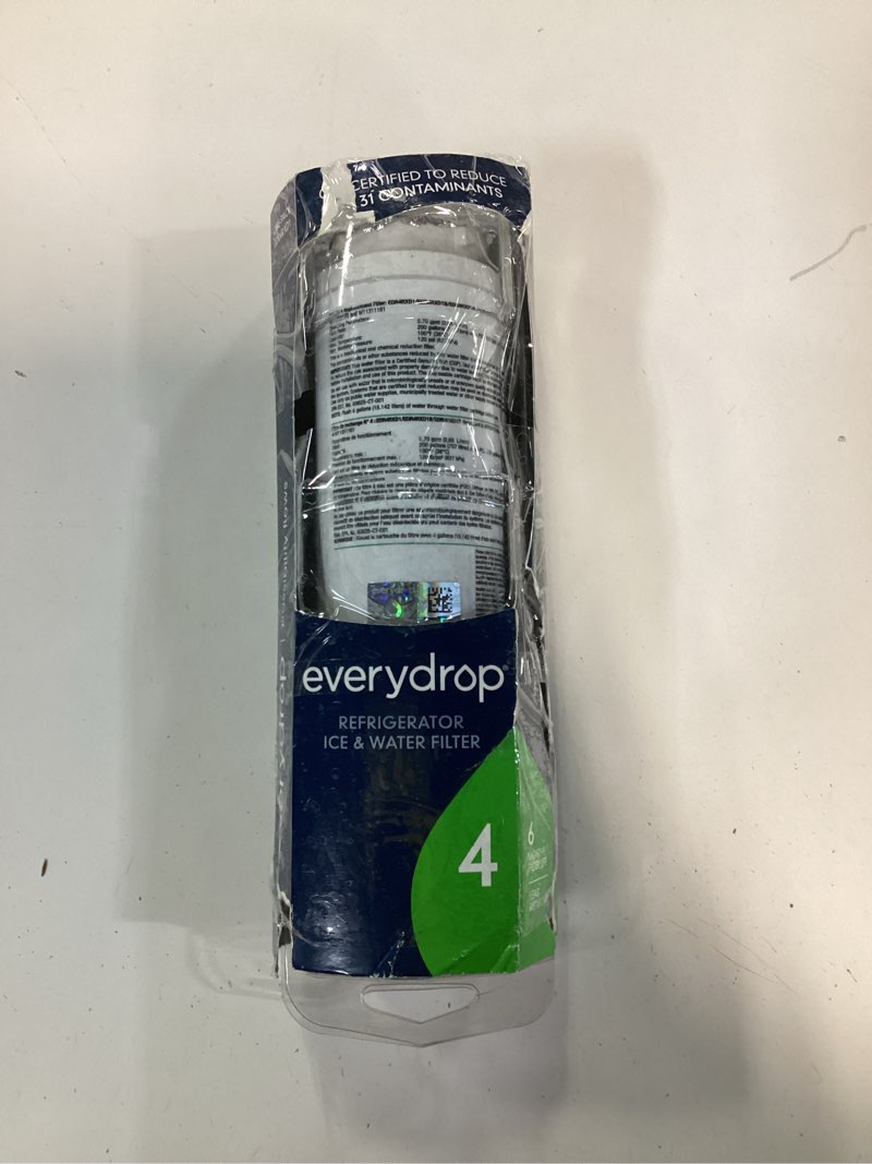 Condition photo showing New/Like New for everydrop® by Whirlpool Ice and Water Refrigerator Filter 4, EDR4RXD1, Single-Pack 1 Count (Pack of 1)