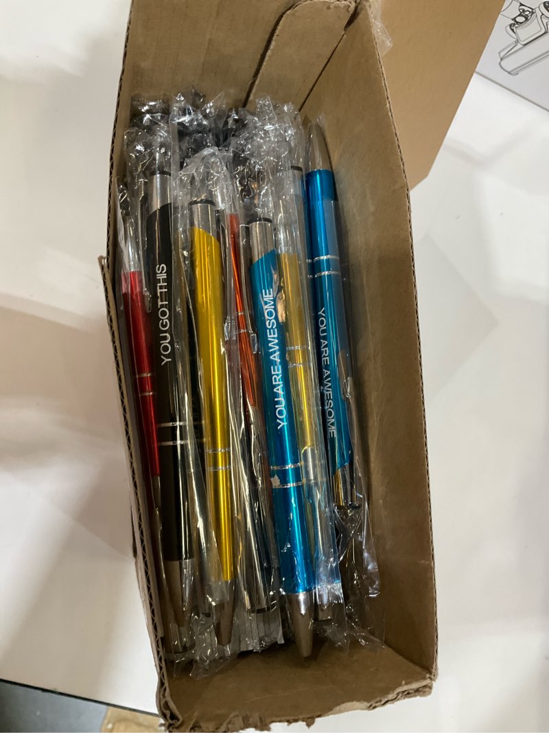 Condition photo showing Good Condition for inspirational notepads ballpoint pens sets mini motivational pocket notebooks journals bulk christmas teacher appreciation gifts for office supplies(inspirational)