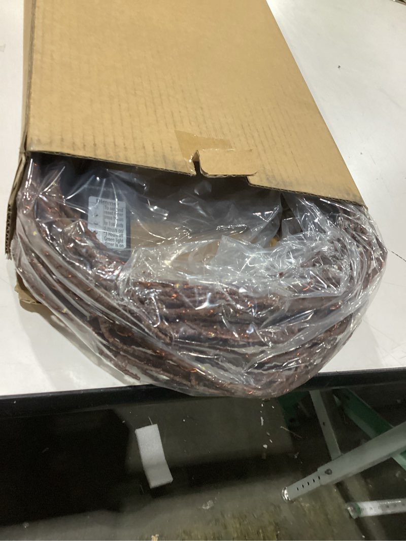 LITBLOOM Lighted Brown Willow Branches 200 Fairy Lights 32IN Plug in with Timer and Dimmer, Tree Bra