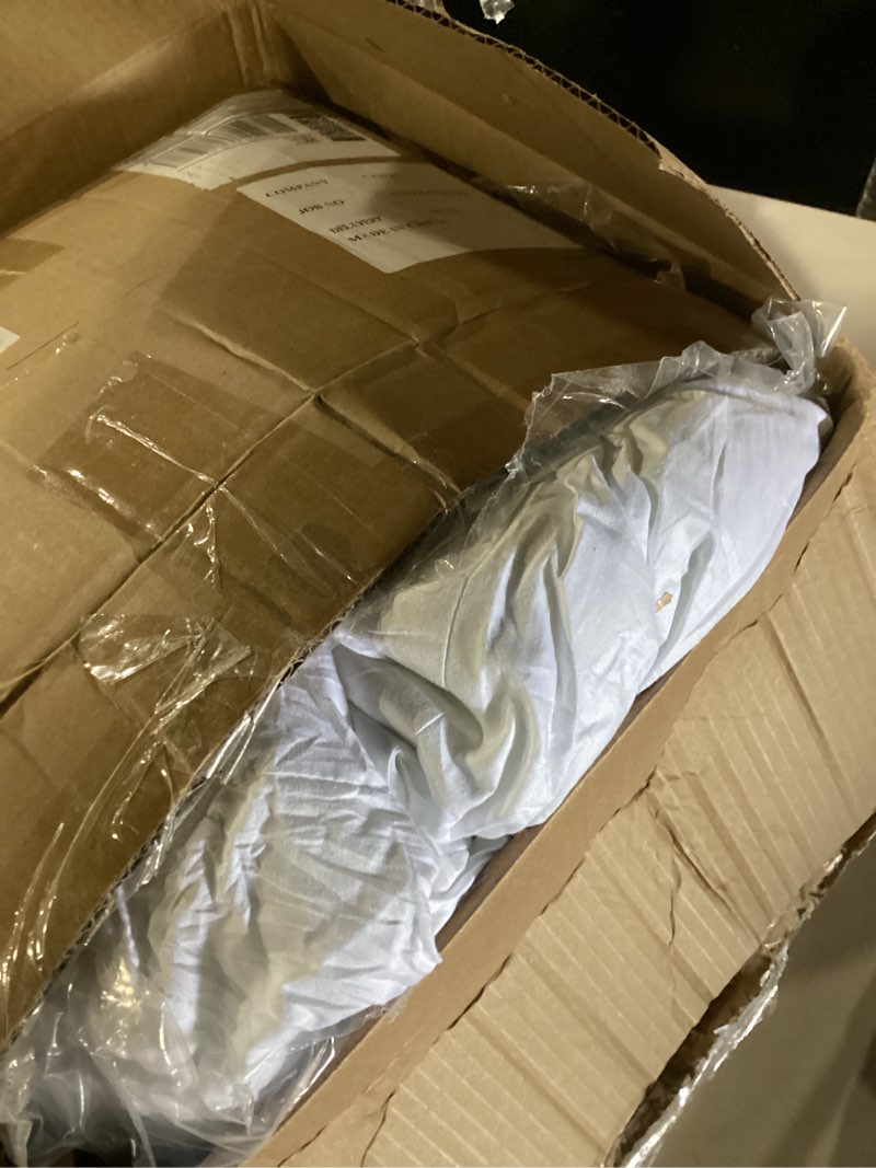 Condition photo showing Good Condition for Set of 2 Plump Cotton Fabric Throw Pillow Inserts, Filler for Decorative Cushion Cover, 20 X 20 Inches, There are Multiple Sizes to Choose from 20x20 Inch