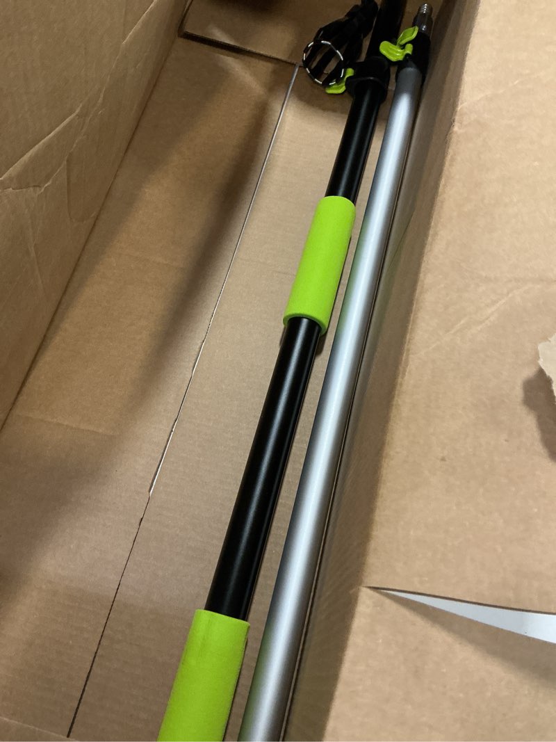 Condition photo showing Good Condition for Light Bulb Changer Pole Kit 3 FT to 12 FT Telescoping Extension Pole with 2 Baskets and Suction Cup for High Ceilings and Recessed Lights Lightbulb Removal Changing