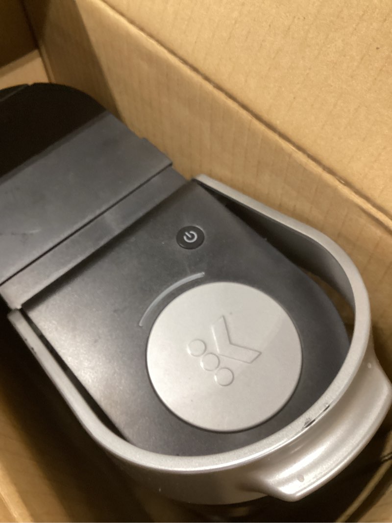 Condition photo showing As Is for Keurig K-Mini Single Serve K-Cup Pod Coffee Maker, 6 to 12oz Brew size, with Cord Storage, Perfect for Small Spaces, Black
