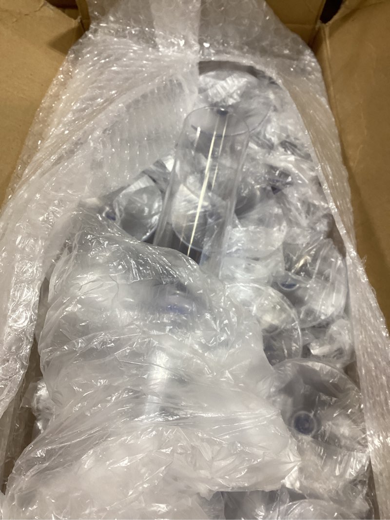 Condition photo showing Good Condition for ciaell 36 pack plastic champagne flutes - 6 oz disposable champagne glasses - square clear plastic toasting glasses for party birthday anniversary wedding