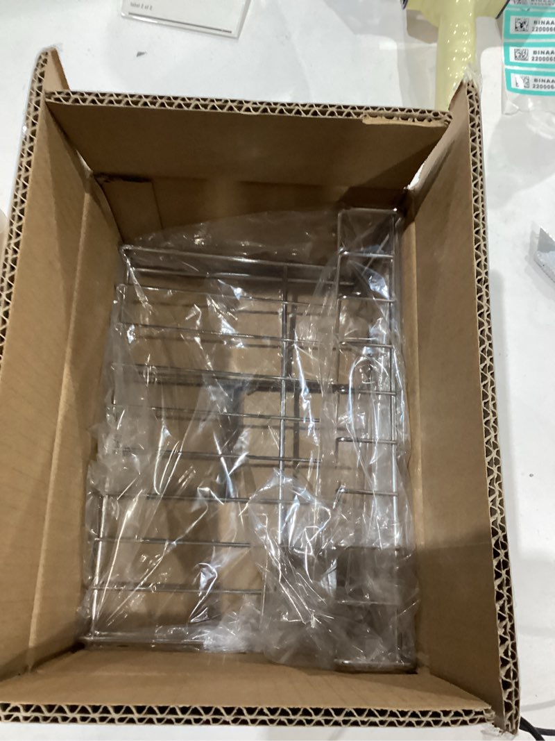 Condition photo showing Good Condition for Dish Plate Draining Rack 9 Slots SUS304 Storage Drainboard Kitchen Drying Rack Drainer Stand Plate Organizer for Cabinet Space Saver Stainless Steel (9-Tier)