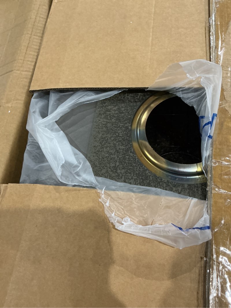 Condition photo showing As Is for black kitchen sink,25x18 inch kitchen sink stainless steel drop in kitchen sink topmount stylish and modern look sink with bottom grid,drain basket and drain assembly add elegance & enhance usability 25x18in black