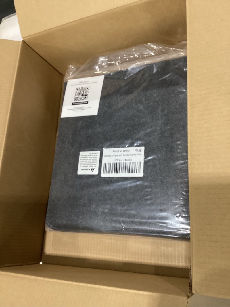 Condition photo showing As Is for Placoot Office Chair Mat for Hardwood Floor & Tile 55''x35'' Desk Rolling Chairs Electrostatic Adsorption Large Anti-Slip-Recyclable Material Office/Home, Rectangle-grey Rectangle-grey 55"x35"