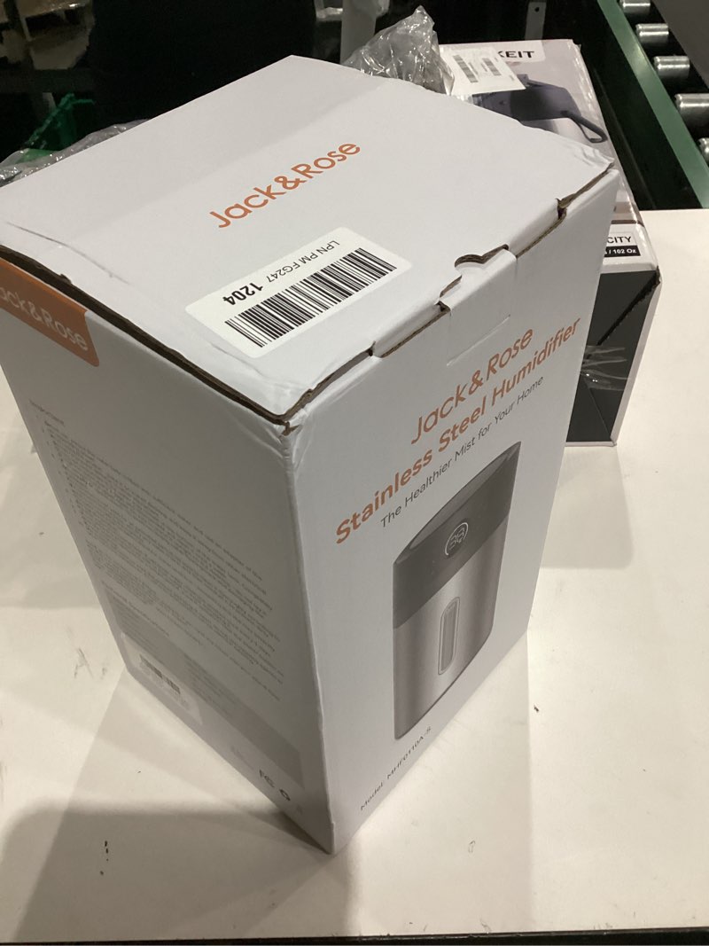 Condition photo showing As Is for Stainless Steel Humidifier, Easy to Clean Humidifier, Dishwasher Safe Humidifiers