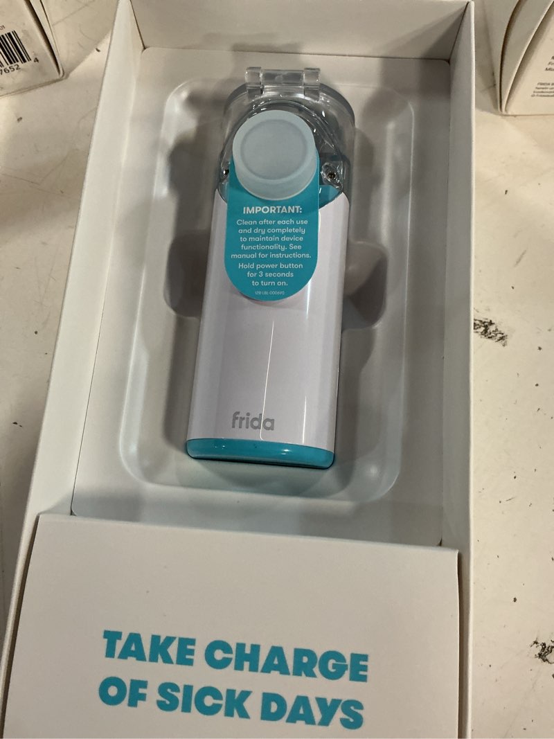Condition photo showing New/Like New for frida baby ultra-quiet portable nebulizer