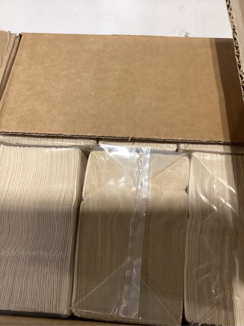 Condition photo showing New/Like New for 1000 pack Paper Cocktail Napkins, Beverage Napkin 5x5, Bar Napkins, Compostable Natural Kraft Brown Napkins, Unbleached, for Party Picnic Kitchen