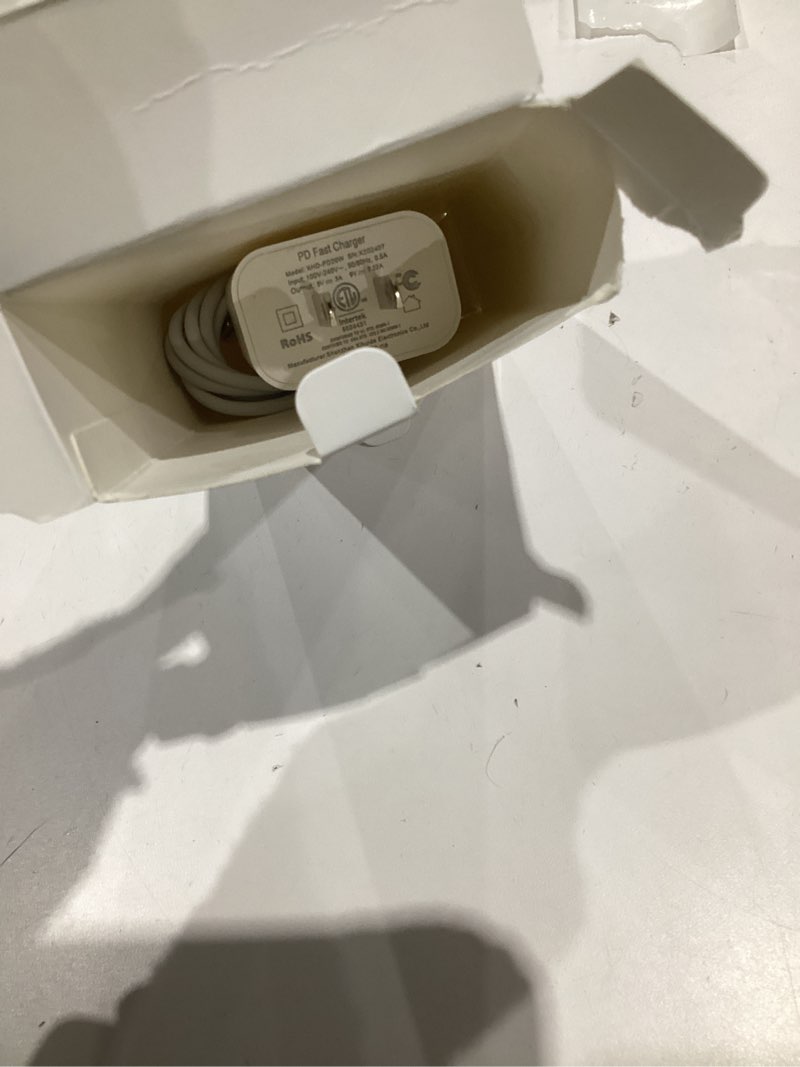 Condition photo showing As Is for iphone charger fast charging,iphone fast charger 2pack type c fast charger block plug adapter 6ft usb-c to lightning cable cord for iphone14/13/13 pro/12 pro/12 pro max/11/xs max/xr/x/se,ipad,airpods 6ft c-l