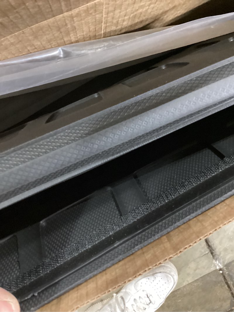 Condition photo showing Good Condition for powoq trunk mat compatible with 2015-2024 ford edge cargo liner backrest mat tpe seat back protector (only for 5-seater) replacement for 2015-2024 ford edge accessories (trunk mat+backrest mat)