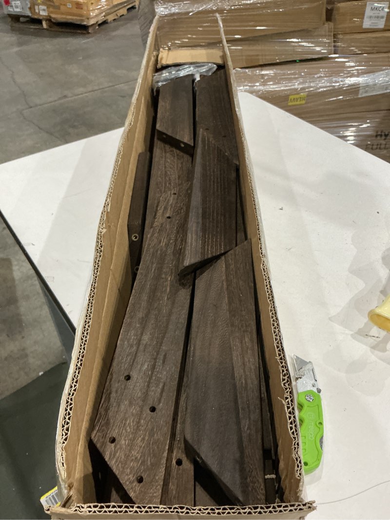 Condition photo showing Good Condition for 7.48ft wooden wedding arch frame backdrop stand, square wood arch stand wedding arches for ceremony wedding arbor