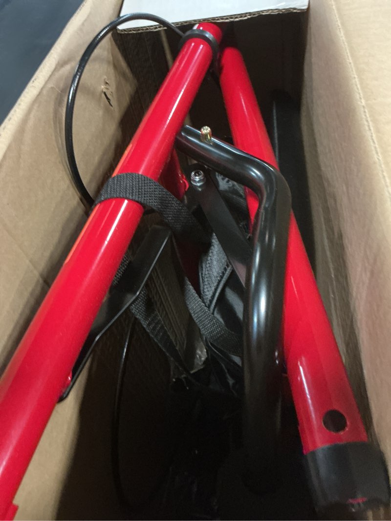 Condition photo showing Good Condition for Medline Superlight Folding Aluminum Mobility Rollator Walker  Red  250 lb. Weight Capacity  6  Wheels  Adjustable