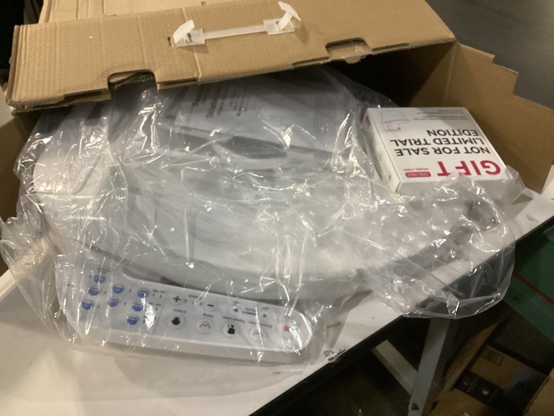 Condition photo showing New/Like New for KERDE P30B Bidet Toilet Seat - Dual Control (Side Panel & Remote), Warm Water Wash, Heated Seat, Warm Air Dryer, LED Night Light,Existing Toilets Electric Bidet Elongated Electronic Heated Smart Minimalist