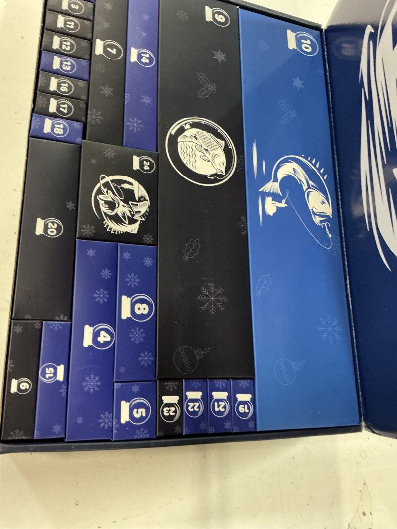 Condition photo showing New/Like New for Fishing Advent Calendar 2025 for Adults,48pcs Advent Calendar for Boys,Mens Fishing Lure Advents Calendars Christmas,Countdown Gift for Adult Men Teen Boys Fish Lovers Multi