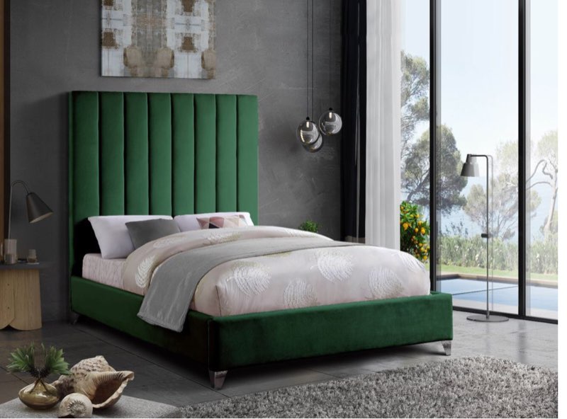 (Similar to stock photo)(Incomplete box 2 of 2) VIA GREEN KING BED 