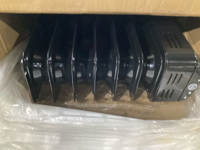 Condition photo showing Good Condition for radiator heater, 2022 upgraded 1500w portable oil filled radiator heater, quiet electric heater with 3 heat settings, adjustable thermostat, overheat & tip-over protection, oil heaters for indoor use