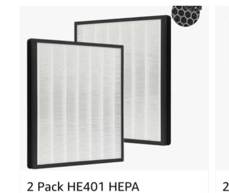 Replacement HE/4FKPET Filter (1?Pack) – H13 True + Activated Carbon for 4?Fan ARPF Models (HE/400/HE401/HE/402/HE/405)