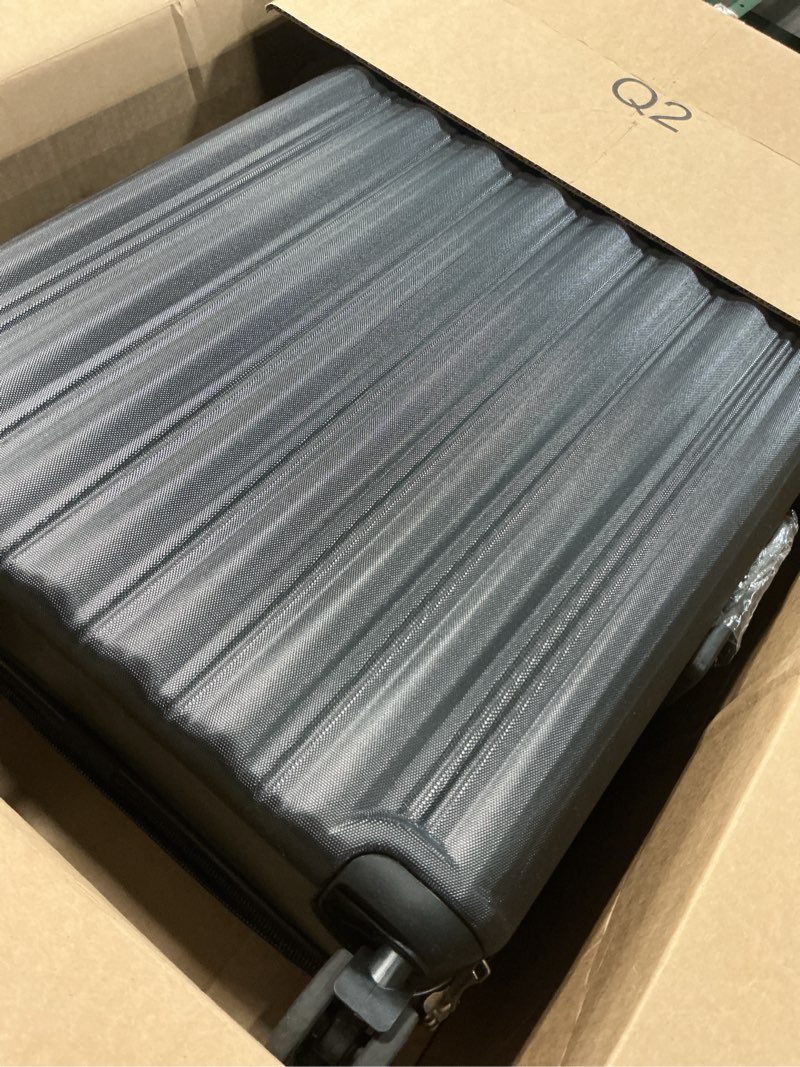 Condition photo showing As Is for boldworks wine suitcase for airplanes 12 bottle wine luggage for airplane travel with tsa approved lock and removable insert to carry liquor black color case black stripes