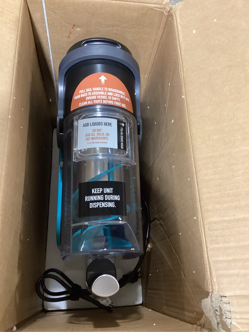 Condition photo showing Good Condition for Ninja SLUSHi Professional Frozen Drink Maker with RapidChill Technology, 88 oz. Frozen Drink & Slushie Machine, 2 Preset Programs, Frozen Margaritas, and More, Premium Accents, Teal, FS299