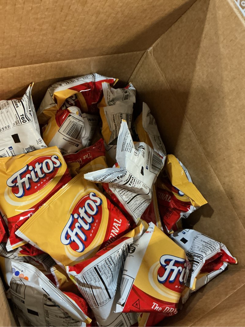 Condition photo showing Good Condition for ((B.B.Y 10/FEB/2026))Sunchips Harvest Cheddar Flavored Whole Grain Snacks  1 oz Bags  40 Count