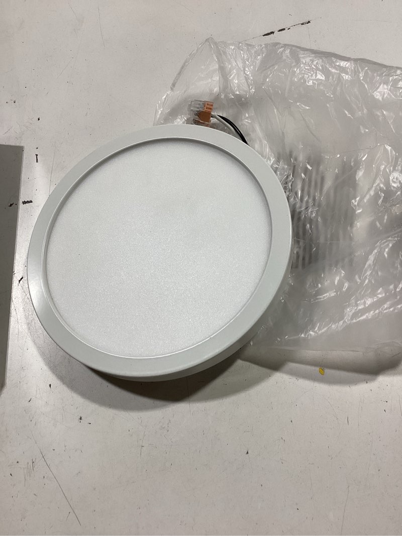 Condition photo showing Good Condition for project source 1-light matte white led flush mount light