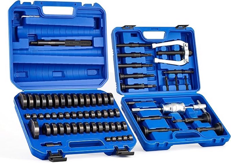 Orion Motor Tech 2 in 1 Blind Hole Bearing Puller & Bushing Press Kit, Complete Bearing & Bushing Se