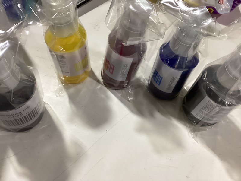 Condition photo showing Good Condition for GI-26 GX7021 GX6021 Ink Refill Set Replacement for Canon GI-26 GI26 Pigment Ink Bottle Work for Canon MAXIFY GX6020 GX7020 GX3020 GX4020 GX5020 GX5520X GX5120 GX6120 GX7120 Printer Black Color, 5-Pack GI26 5PK