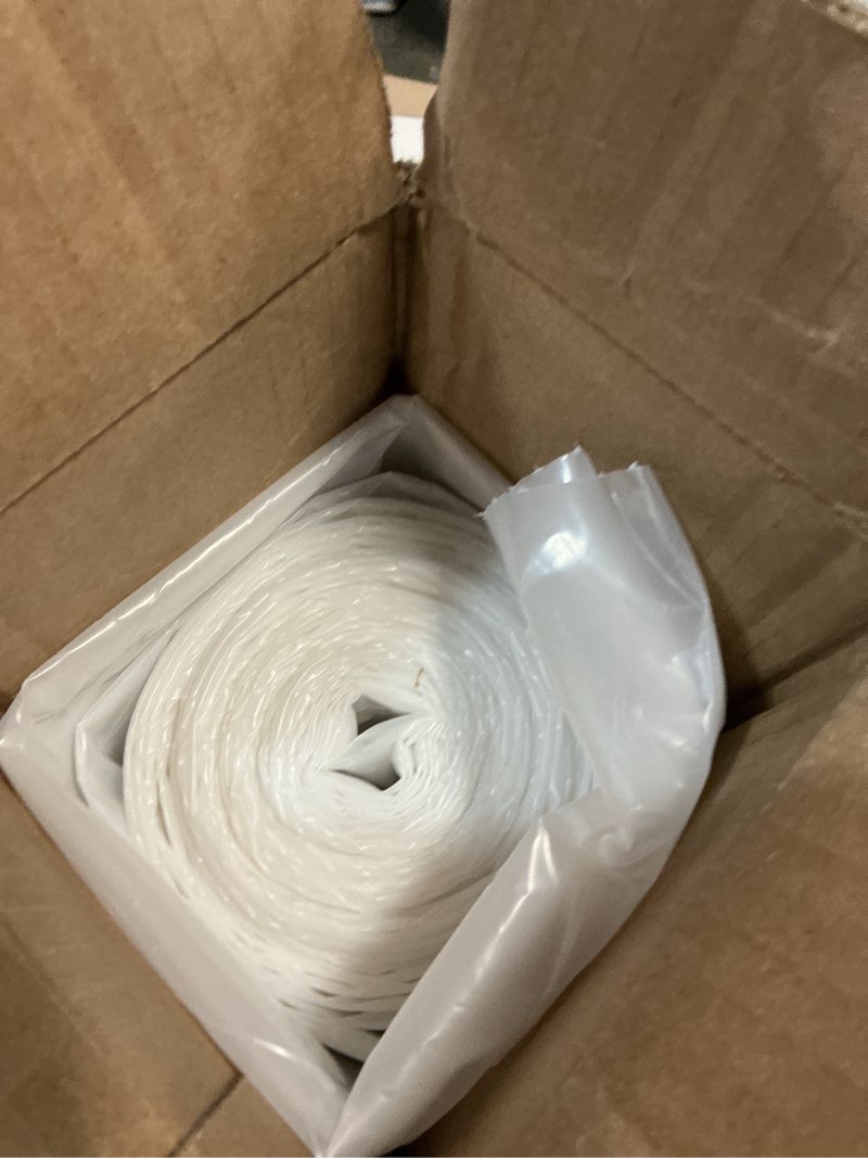 Condition photo showing New/Like New for Aluf Plastics 6 MIL Thick Extra Strong Heavy Duty Clear All Purpose Vapor and Moisture Barrier Sheet Tarp/Drop Cloth - 10' x 25' - for Painting, Furniture, Carpet, Contractor, & Construction 10ft x 25ft Sheeting, 6 Mil, 1 Count Clear