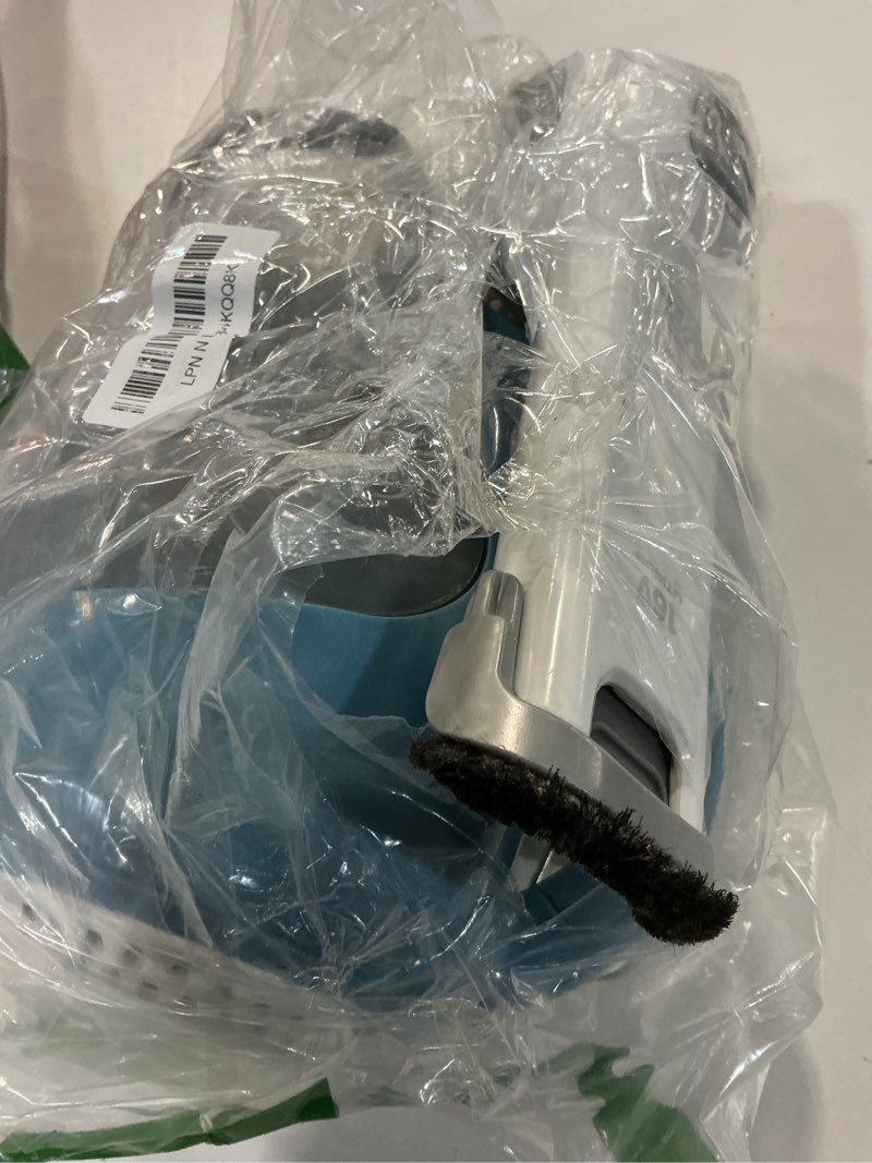 Condition photo showing As Is for black+decker dustbuster advancedclean handheld vacuum cordless, compact home and car vacuum with crevice tool ,rotating nozzle and charging station, large dust bowl (chv1410l)