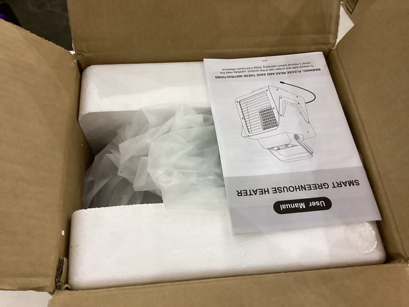 Condition photo showing New/Like New for Kiroto 1500w Greenhouse Heater,with APP Remote Control, Portable Outdoor Winter Heater With Thermostat For Plants Vegetables Flowers,Smart Electric Safe Heater for Green house,Grow Tents,Garage