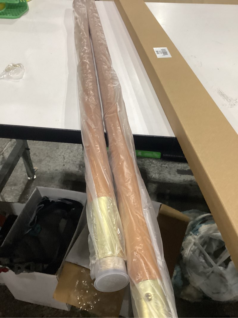 Condition photo showing New/Like New for online stores indoor oak flagpole, 7-feet
