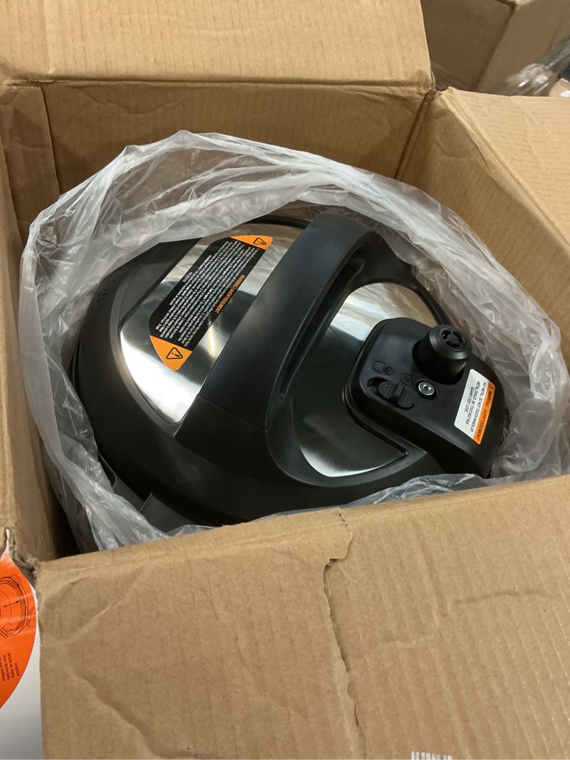 Condition photo showing As Is for Instant Pot Duo Plus 9-in-1 Multicooker, Pressure Cooker, Slow Cook, Rice Maker, Steamer, Sauté, Yogurt, Warmer & Sterilizer, Includes App With Over 800 Recipes, Stainless Steel, 6 Quarts