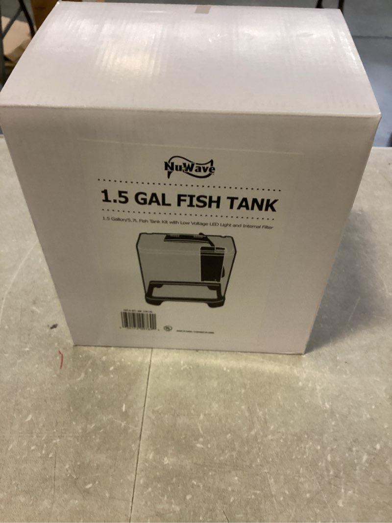 Condition photo showing New/Like New for Penn Plax Betta Fish Tank Aquarium Kit with LED Light & Internal Filter Desktop Size, 1.5 Gallon Penn Plax Betta Fish Tank Aquarium Kit with LED Light & Internal Filter Desktop Size, 1.5 Gallon