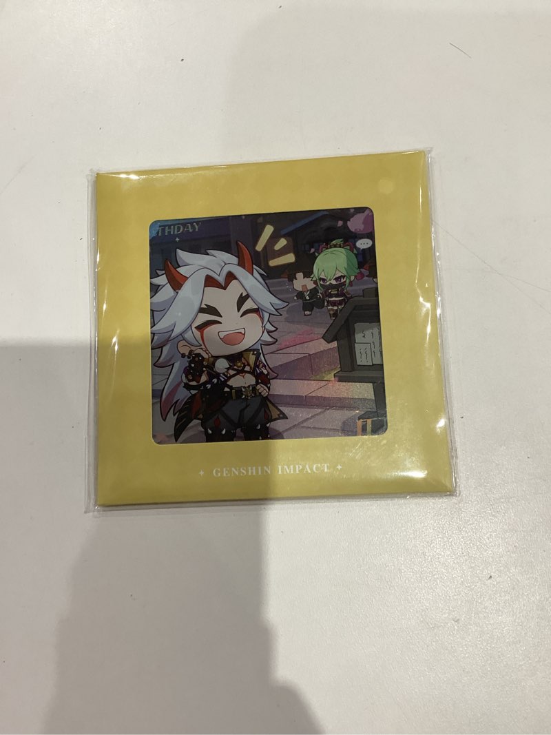 Genshin Impact Heartfelt Wishes Series Acrylic Fridge Magnet - Arataki Itto