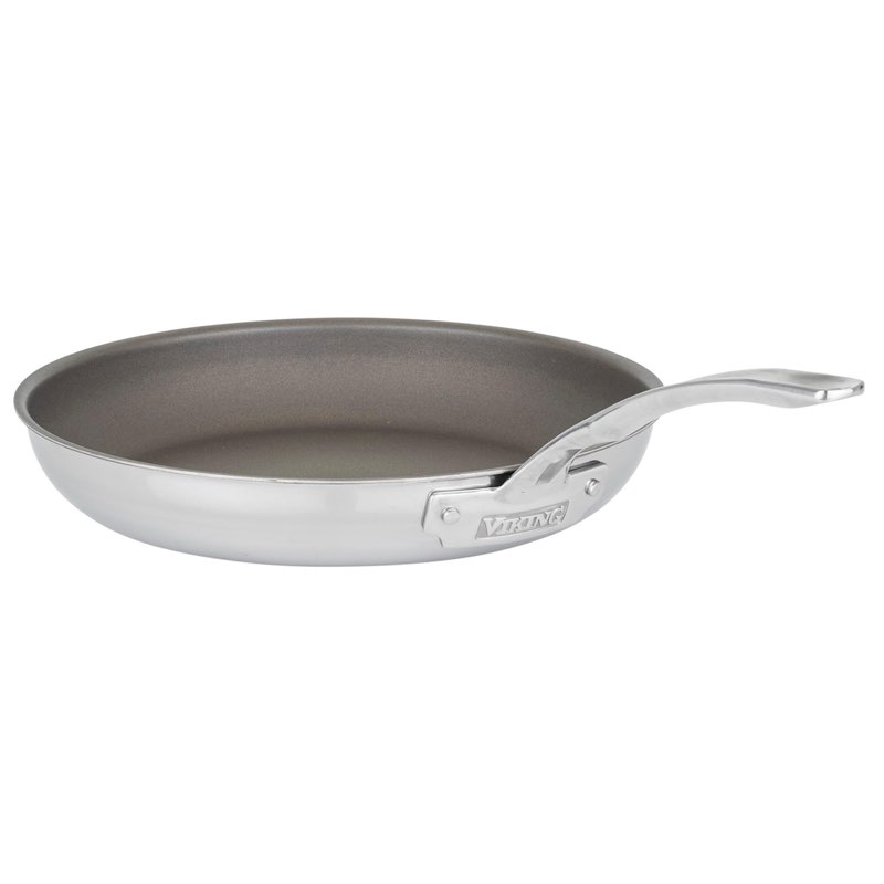 viking pureglide pro 3-ply nonstick frying pan, made without pfas, 12-inch induction cookware, metal