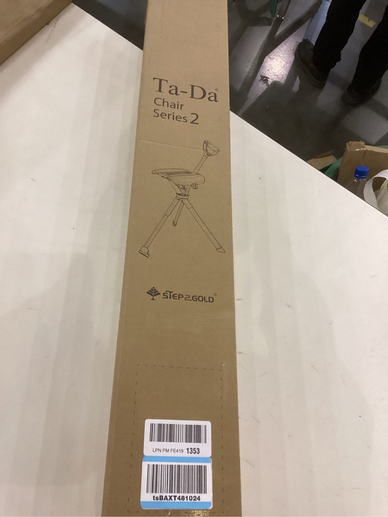 Condition photo showing New/Like New for STEP2GOLD Ta-Da Chair Series 2- Portable Walking Stick, Cane with Seat, Foldable Chair, Hiking Stick, for Camping, Hiking, Lightweight Aluminum, Easy Carry, Anti-Slip L (36.2") Black