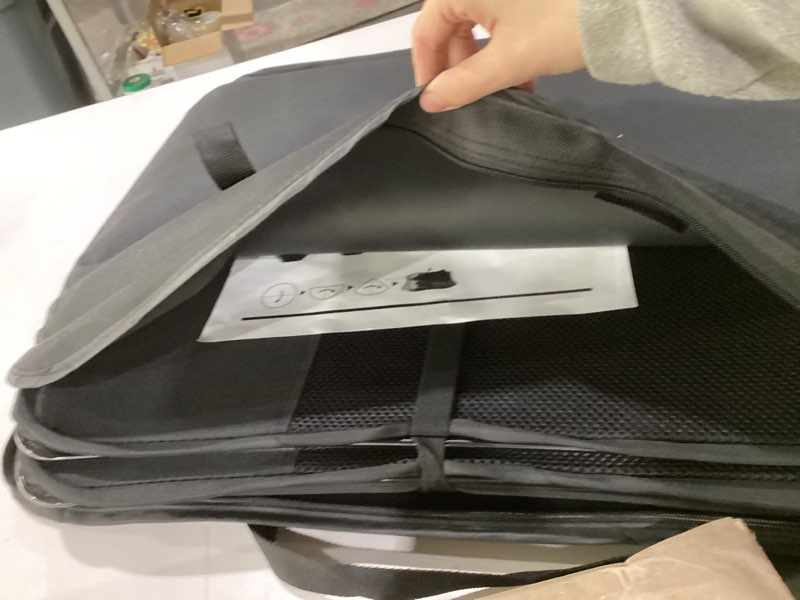 Condition photo showing Good Condition for pop up play pen/tent black with storage bag