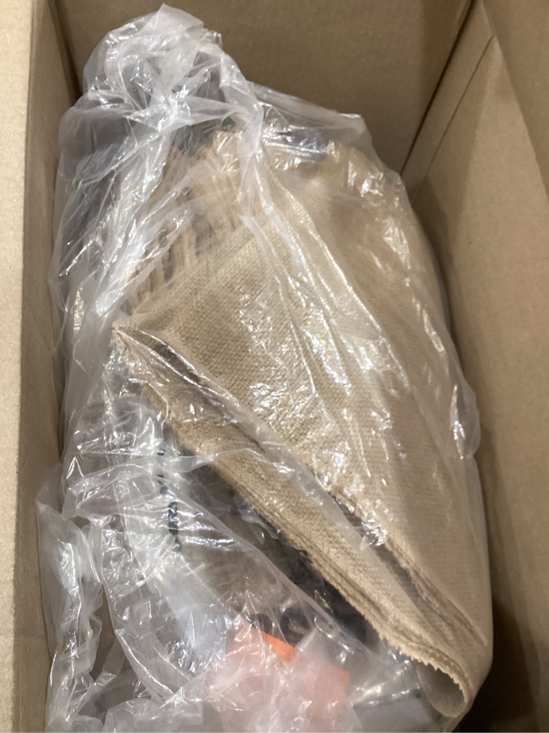 Condition photo showing Good Condition for burlap for gardening 40" x 15 feet - multipurpose natural burlap fabric - high density jute fiber suitable for weed barrier, frost guard for gardening, home decorations and crafts