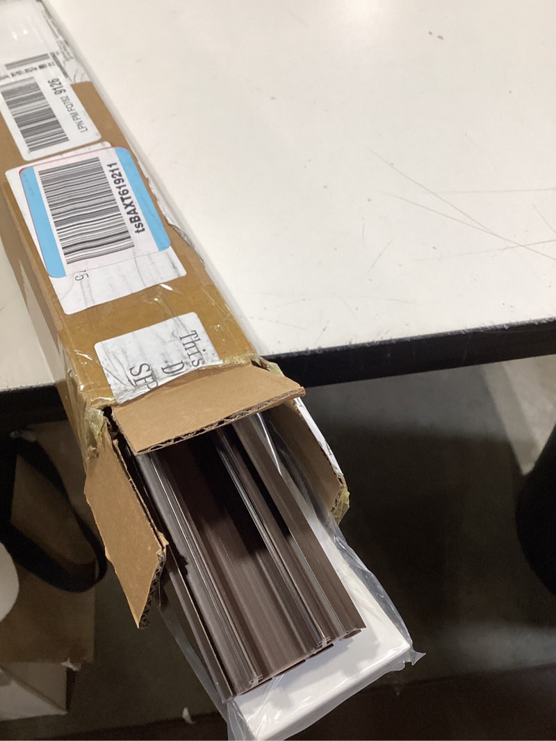 Condition photo showing Good Condition for pushglossy 2 pcs 36" double bubble kerf door sweep 1-3/4" wide vinyl weatherstrip seal for exterior doors, energy efficient draft stopper, easy slide in installation, blocks dust/insects/noise (brown) double bubble kerf brown 2
