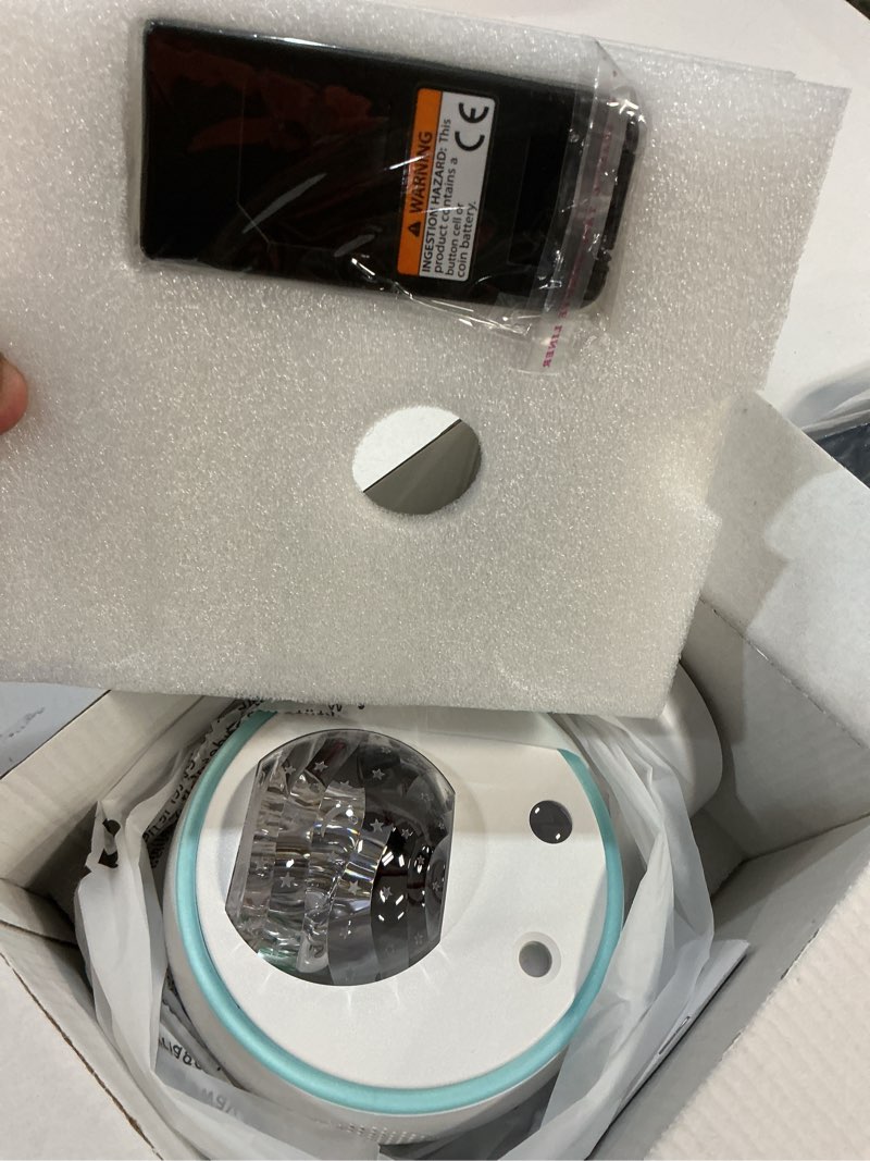 Condition photo showing New/Like New for northern lights projector,300+color modes galaxy projector for bedroom, 15 white noise, 5moon star projector, bluetooth, remote timer, room decor bluetooth teen girl gifts for boys gift birthday gifts