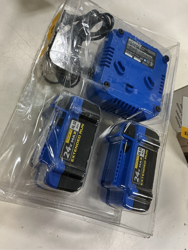 kobalt 24v power tool charger with batteries for kobalt tools