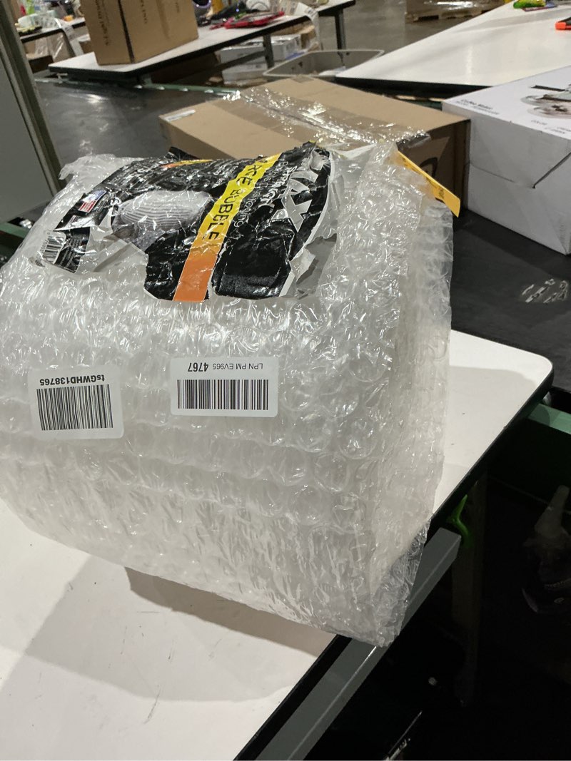Condition photo showing Good Condition for duck max strength bubble cushioning wrap for moving & shipping, 60 ft large bubble packing wrap, heavy duty protection for mailing & packaging boxes, clear bubble roll supplies perforated every 12 in 12 in. x 60 ft.