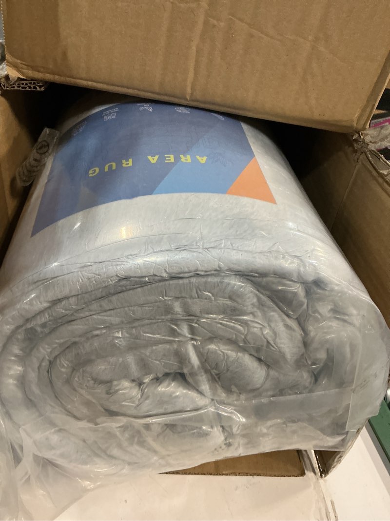 Condition photo showing New/Like New for caromio 10x13 fluffy area rugs for living room large plush and thick shag rug non-slip non-shedding tie dye accent rug carpet for bedroom, faux fur fuzzy shaggy rugs for kids dorm, beige taupe 10 x 13 feet beige taupe