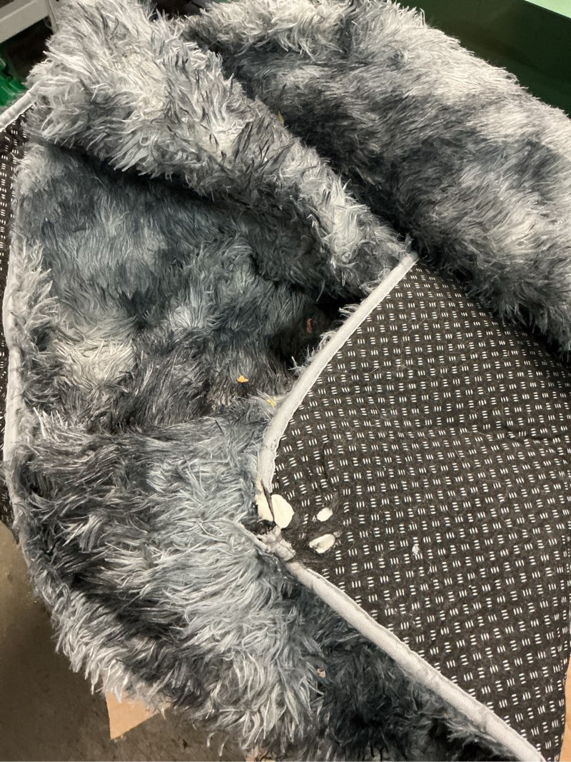 Condition photo showing As Is for plhxfr 8x10 area rugs living room: fluffy bedroom soft shag rug black grey