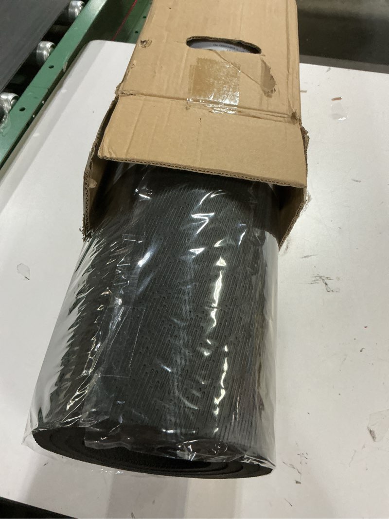 Condition photo showing New/Like New for hatha yoga extra thick tpe yoga mat - 72"x 32" thickness 1/2 inch -eco friendly sgs certified - with high density anti-tear exercise bolster for home gym travel & floor outside black