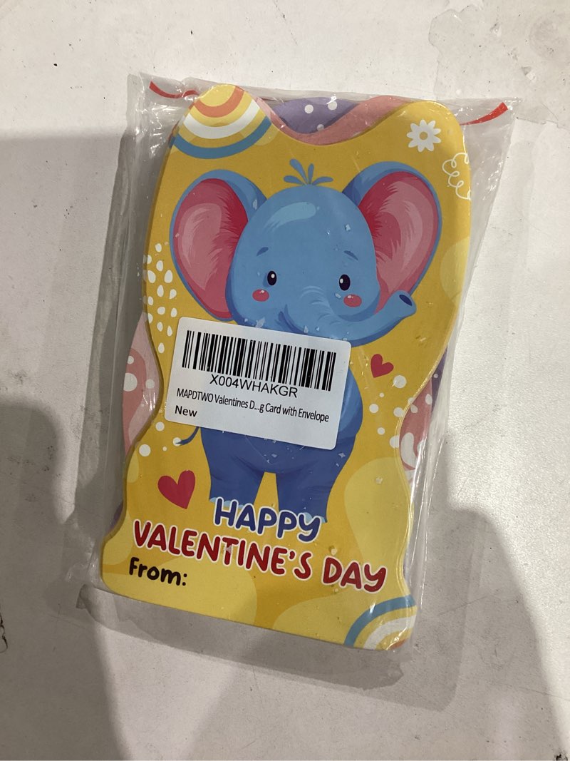 Condition photo showing New/Like New for MAPDTWO 36 Packs Animal Valentines Day Cards - Valentines Day Cards for Kids School Party Favors - Animal Sloth Frog Chicken Elephant 6 Designs Exchange 3.5''x5.8'' Mason Jar Card (Candy Not Included)